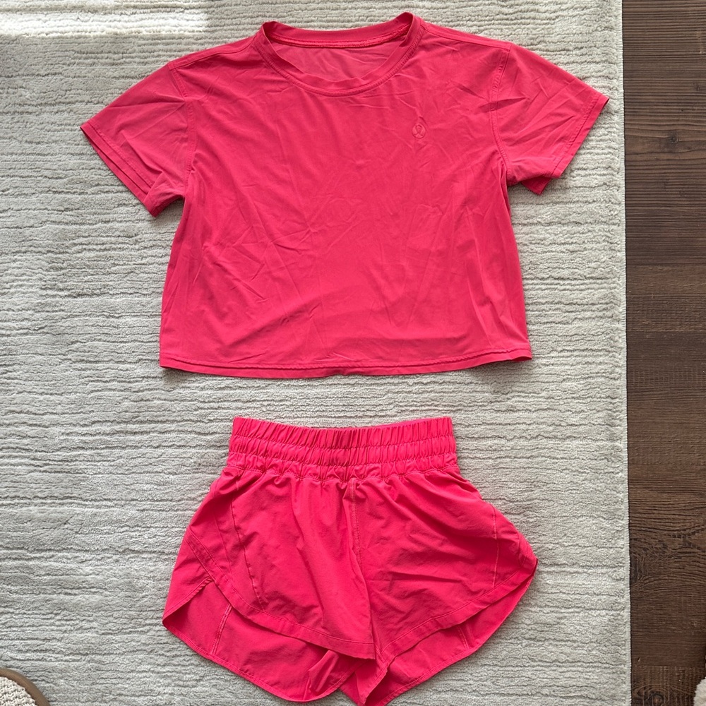 lululemon athletica Pink Athletic Shorts